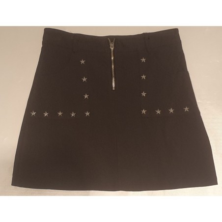 FALDA ESTRELLITAS - NEGRO