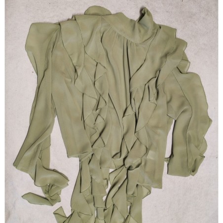 BLUSA JIRONES - KAKI