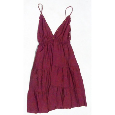 VESTIDO LOT - BURDEOS