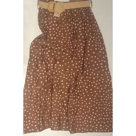 FALDA VOLANTACH - MARRON