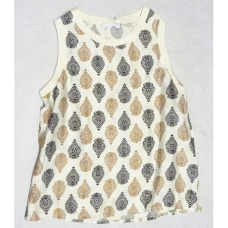 VESTIDO PUNTOS - MARRON