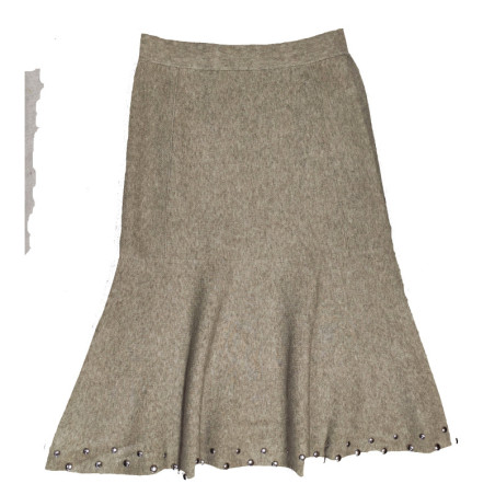 FALDA ROCK - TAUPE