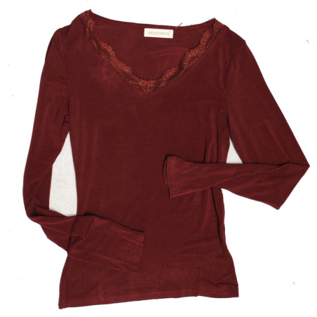CAMISETA COTIN - BURDEOS