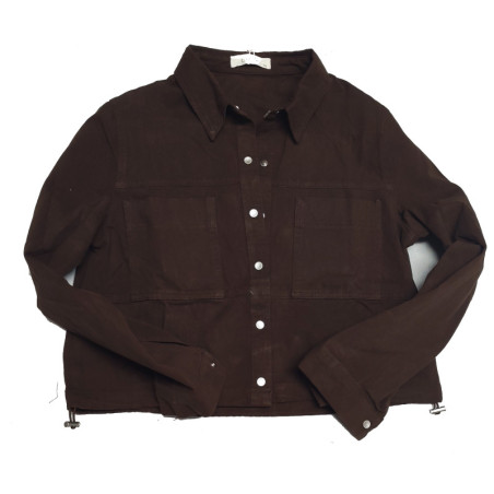 CHAQUETA CORTA - MARRON