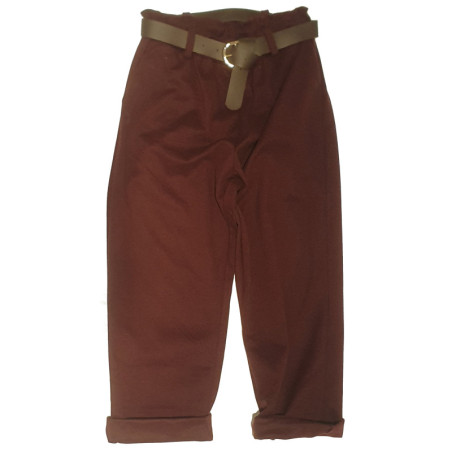 PANTALON MUCHI - BURDEOS