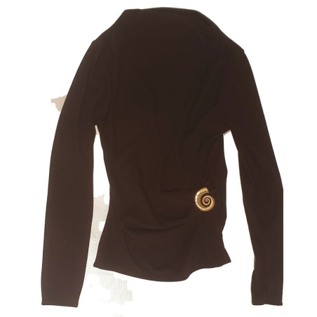 CAMISETA ESPIRAL - MARRON