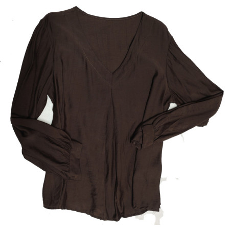 BLUSA VOLI - MARRON