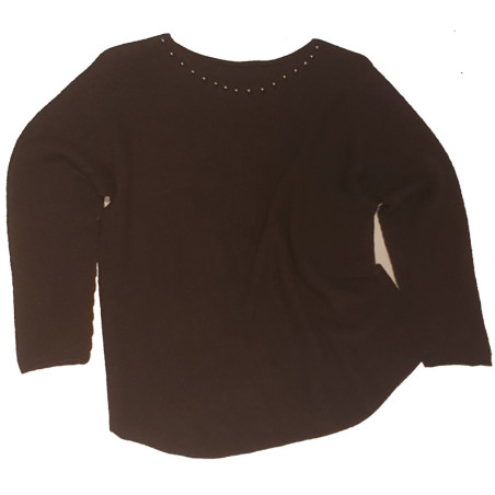 JERSEY TACHIN - MARRON