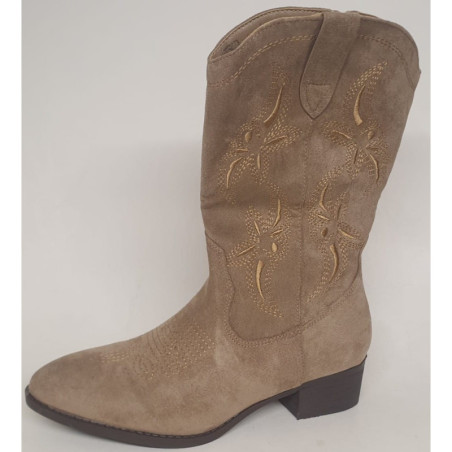 CAMPERA BORDADOS - TAUPE