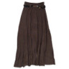 FALDA BRUSELAS - MARRON