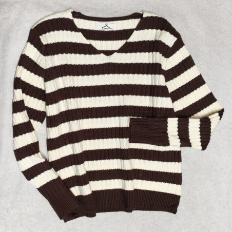 JERSEY FIORE - MARRON