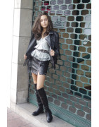Botas altas planas